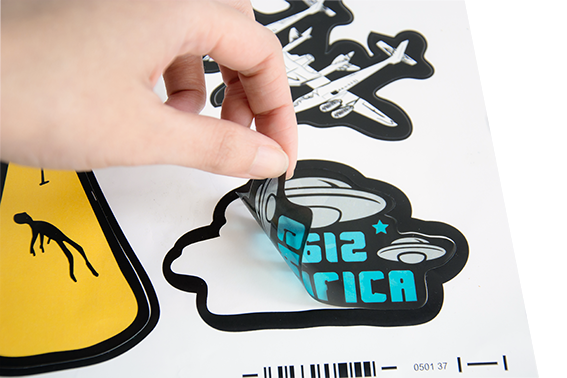 Stickers Adhesivos - Etiquetas - Calcomanias con Forma en Plancha